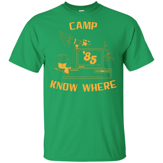 Dustin's "Camp Know Where" Basic Tee From Stranger Things Season 3 (Variation)